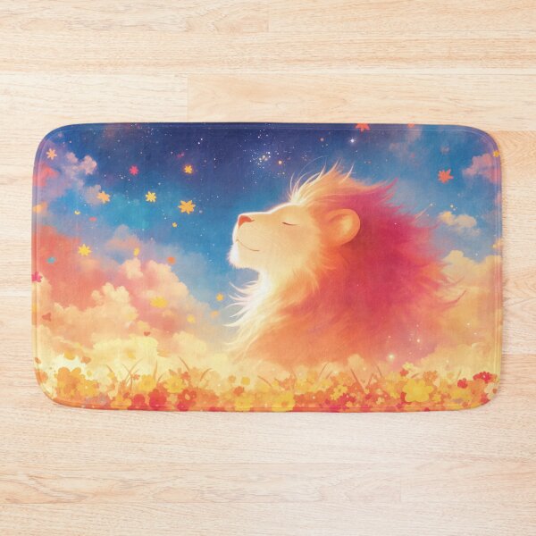 Item preview, Lion Majesty Under a Starry Sky designed and sold by AshiraCreations.