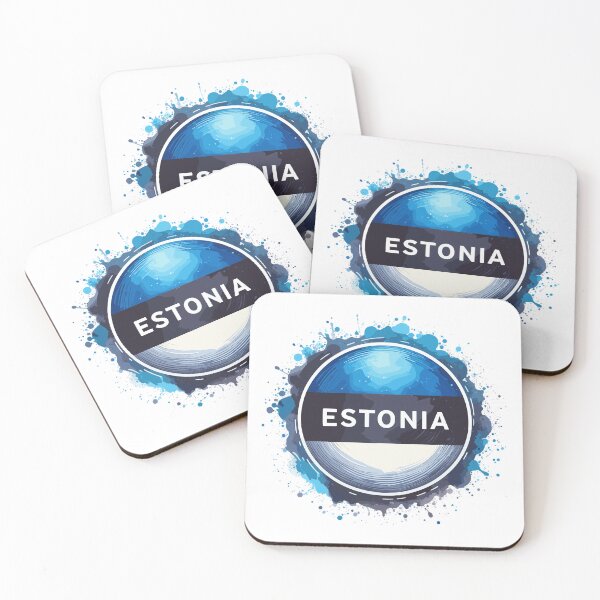 Item preview, Estonia flag gift designed and sold by Pineapple-Tree.