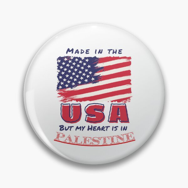 Item preview, Made in the USA, But My Heart Is In Palestine designed and sold by KulshiApparels.