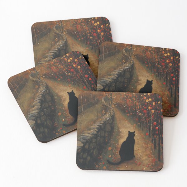 Item preview, Black Cat in Waiting designed and sold by OutKastArt.