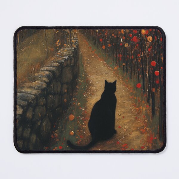 Item preview, Black Cat in Waiting designed and sold by OutKastArt.