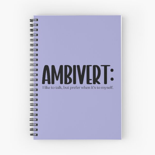 Item preview,  Ambivert: I like to talk, but... {black} designed and sold by Geek'eh Goods.