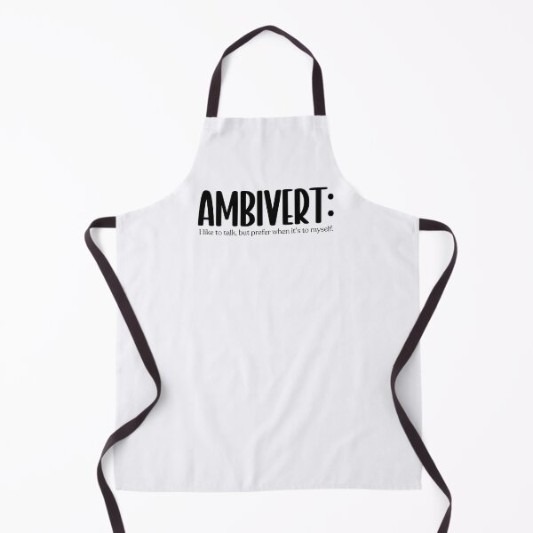 Item preview, Ambivert: I like to talk, but... {black} designed and sold by Geek'eh Goods.