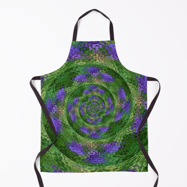 Item preview, Purple Flowers in Kaleidoscope Spirals designed and sold by SXW Designs.