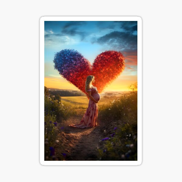 Item preview, Serenity at Sunrise: A Mother's Glow designed and sold by AI-Only Creations.