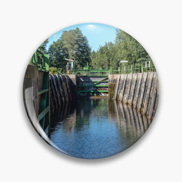 Item preview, The lock is open at the Canal of Dalsland in Sweden designed and sold by connyM-Sweden.