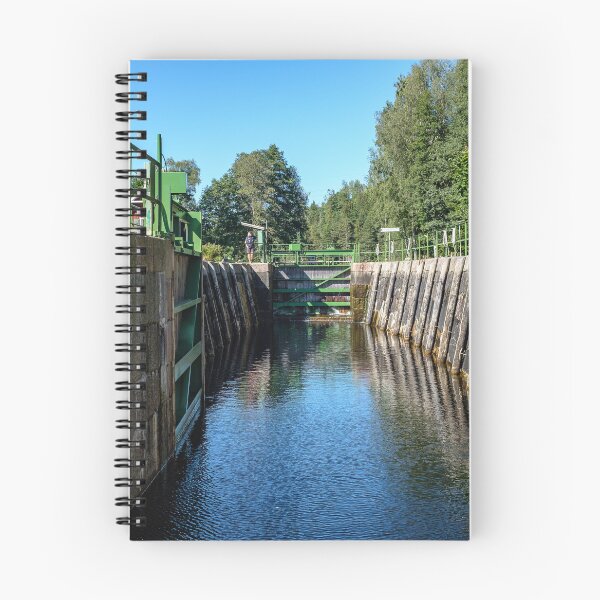 Item preview, The lock is open at the Canal of Dalsland in Sweden designed and sold by connyM-Sweden.