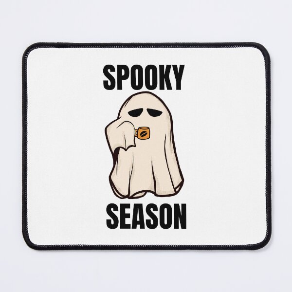 Aperçu de l'œuvre spooky season coffee lovers ghost design créée et vendue par 21DashDesigns.