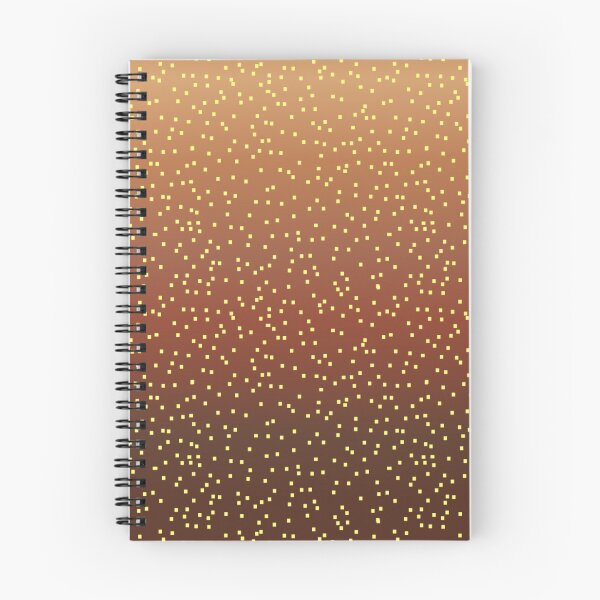 Item preview, Red Brown Ombre with Yellow Glitter Horizontal designed and sold by Art in My Loft.