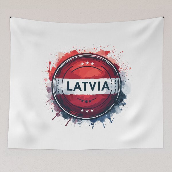 Item preview, Latvia flag gift designed and sold by Pineapple-Tree.