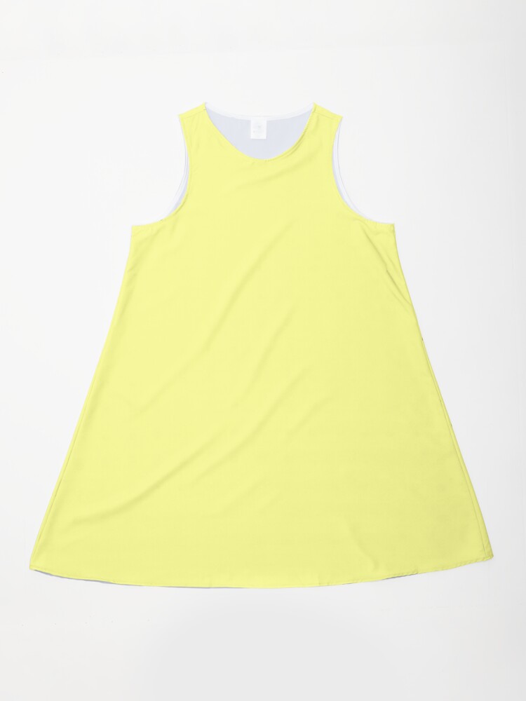 Pastel Yellow Yellow A-Line Dress