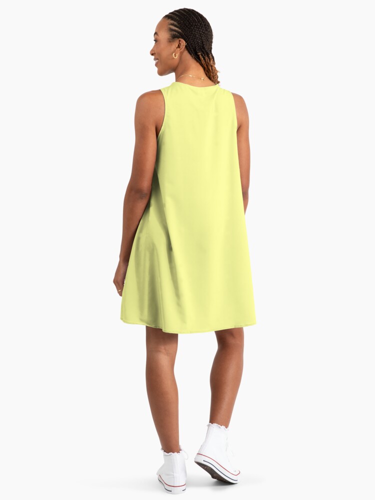 Pastel Yellow Yellow A-Line Dress