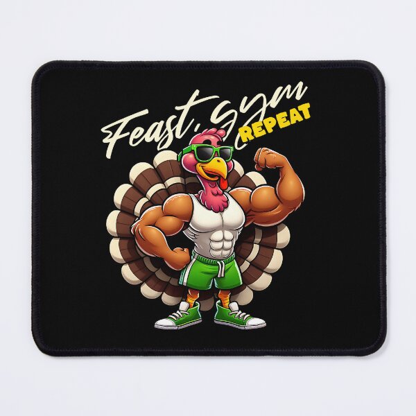 Item preview, FEAST GYM REPEAT - THANKSGIVING TURKEY designed and sold by justyna-s28.