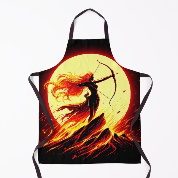 Item preview, Lava Fire Archer, Ai Generated Art designed and sold by ACC .