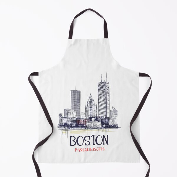 Item preview, Boston Massachusetts Skyline - Lineart designed and sold by GoodOldVintage.