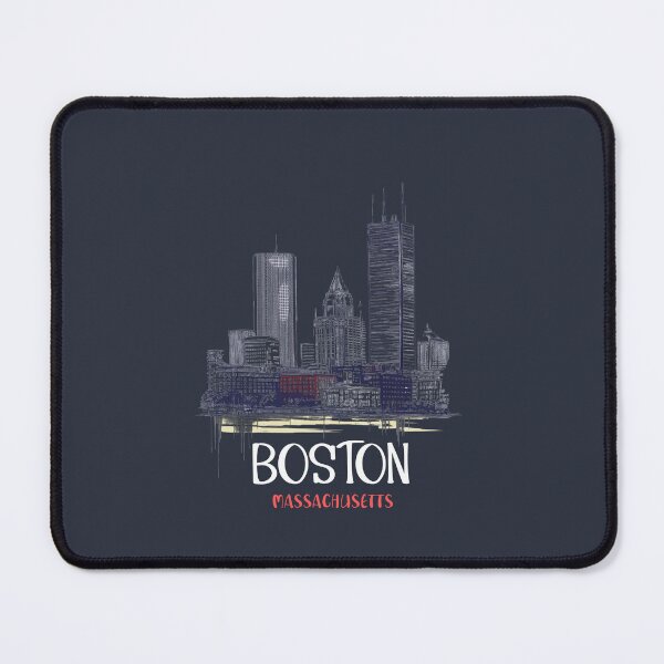Item preview, Boston Massachusetts Skyline - Lineart  designed and sold by GoodOldVintage.