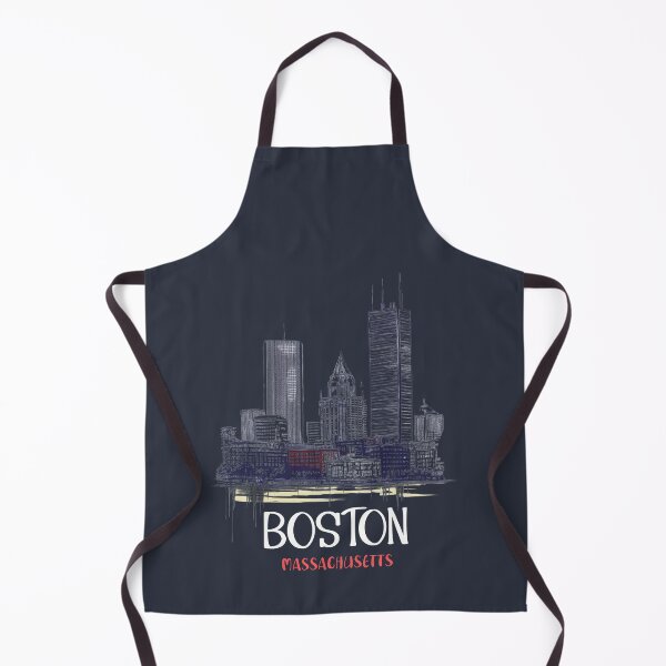 Item preview, Boston Massachusetts Skyline - Lineart designed and sold by GoodOldVintage.