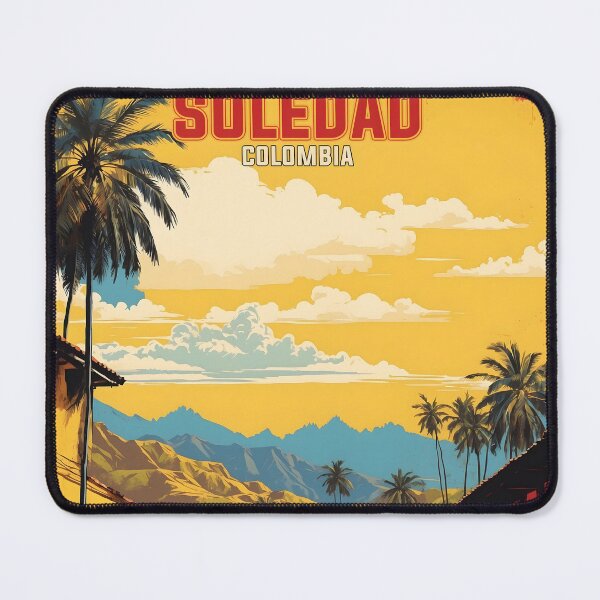 Item preview, Cartel retro vintage de turismo de Soledad Colombia designed and sold by TravelersGems.