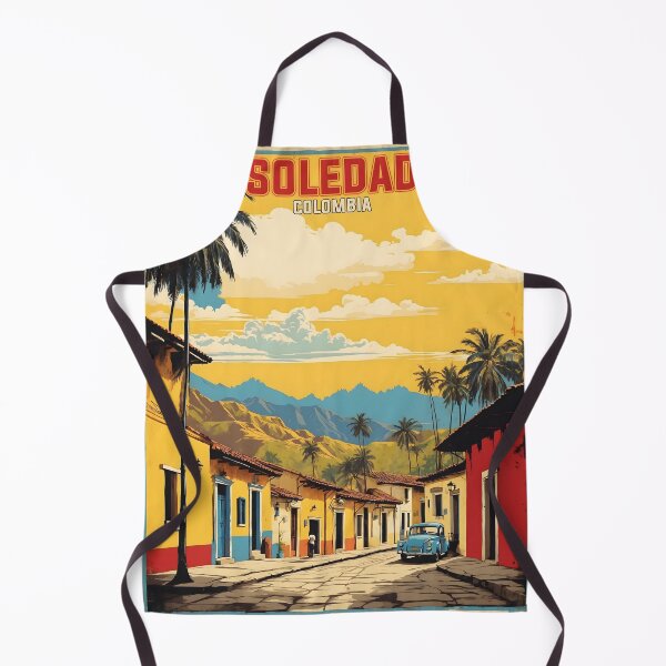 Item preview, Cartel retro vintage de turismo de Soledad Colombia designed and sold by TravelersGems.