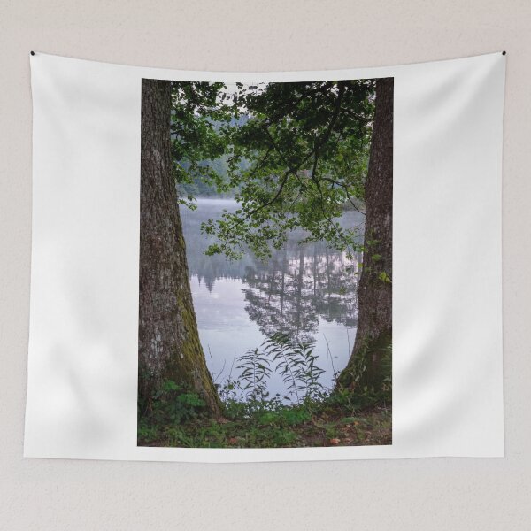 Item preview, The trees are reflected in the beautiful lake designed and sold by connyM-Sweden.