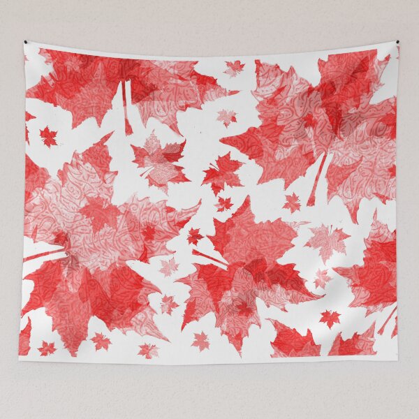Item preview, red autumn maple leaves designed and sold by JoeEJackson.