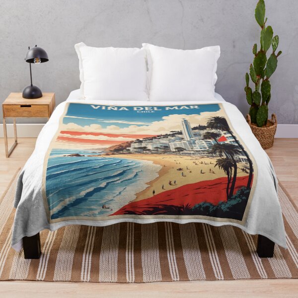 Item preview, Viña del Mar Chile Retro Vintage Poster Tourism designed and sold by TravelersGems.