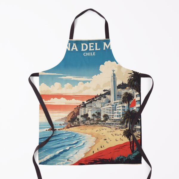 Item preview, Viña del Mar Chile Retro Vintage Poster Tourism designed and sold by TravelersGems.
