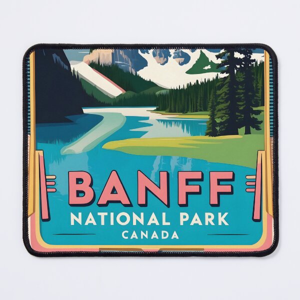 Item preview, Banff National Park Canada Vintage Travel Tourism designed and sold by TravelersGems.