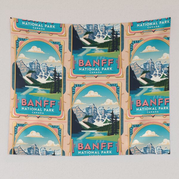Item preview, Banff National Park Canada Vintage Travel Tourism  designed and sold by TravelersGems.