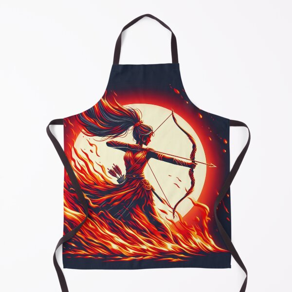 Item preview, Lava Fire Archer, Ai Generated Art designed and sold by ACC .
