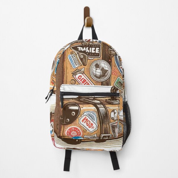 Item preview, Travel Suitcase With World Stickers. designed and sold by IrsathThaslima.
