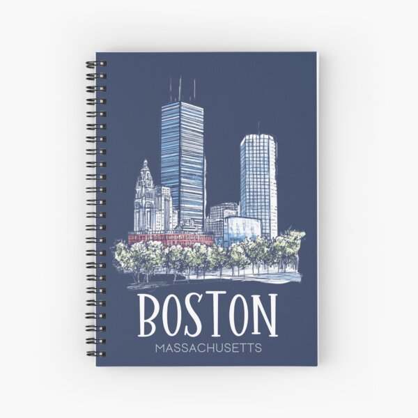 Item preview, Boston Massachusetts Skyline - Lineart  designed and sold by GoodOldVintage.