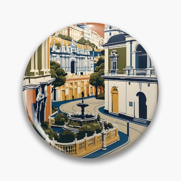 Item preview, Pontevedra Spain Vintage Travel Tourism designed and sold by TravelersGems.