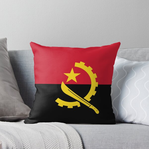 Item preview, Angola Flag Print: Strength and Resilience designed and sold by communedesigns.