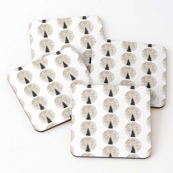 Item preview, black tree and big moon designed and sold by AA-designstore.