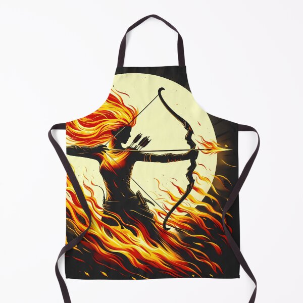 Item preview, Lava Fire Archer, Ai Generated Art designed and sold by ACC .
