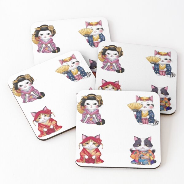 Item preview,  Far Eastern themed cats designed and sold by catcraftss.