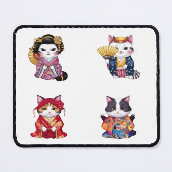 Item preview,  Far Eastern themed cats designed and sold by catcraftss.