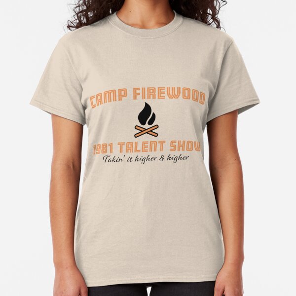 camp firewood tshirt