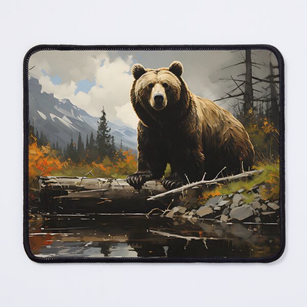 Item preview, Wilderness - Grizzly Bear In Valley designed and sold by KootenayDesigns.