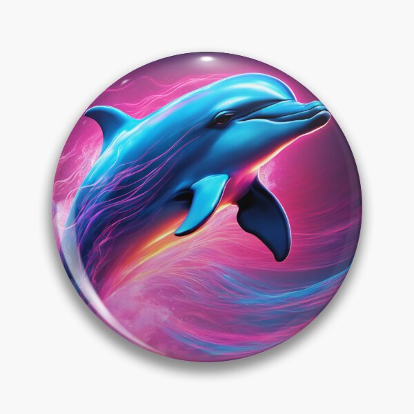 Item preview, Neon dolphin designed and sold by Louvamoon artist.