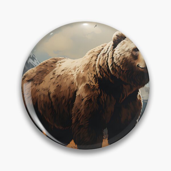 Item preview, Wilderness - Grizzly Bear designed and sold by KootenayDesigns.