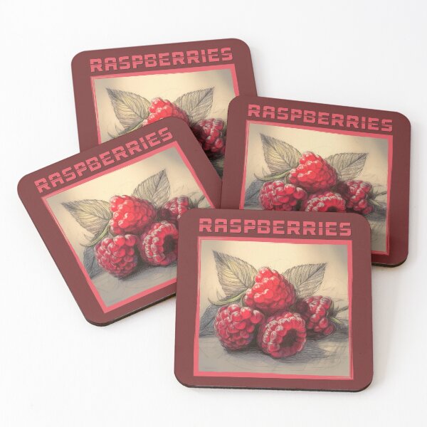 Item preview, Fresh Raspberries designed and sold by BugandAcorn.