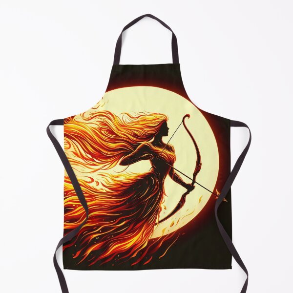 Item preview, Lava Fire Archer, Ai Generated Art designed and sold by ACC .