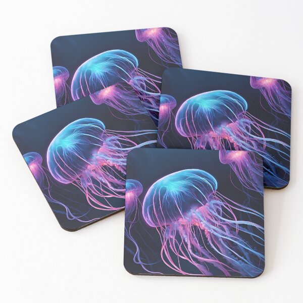 Item preview, Neon jellyfish designed and sold by Louvamoon artist.