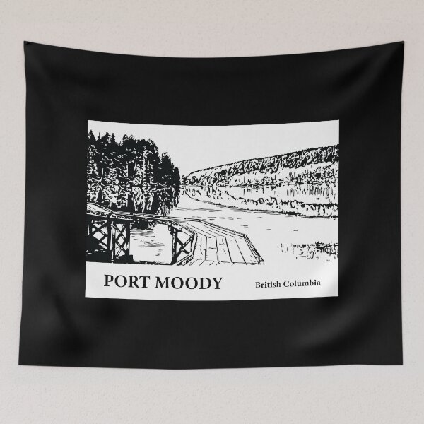Item preview, Puerto Moody, Columbia Británica designed and sold by Lakeric Cityscapes.