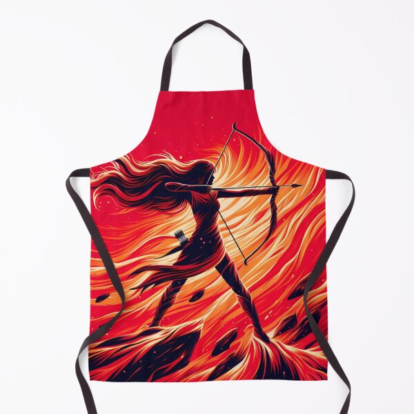 Item preview, Lava Fire Archer, Ai Generated Art designed and sold by ACC .