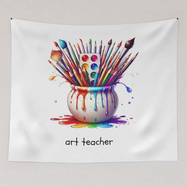 Item preview, art teacher art supply design designed and sold by 21DashDesigns.