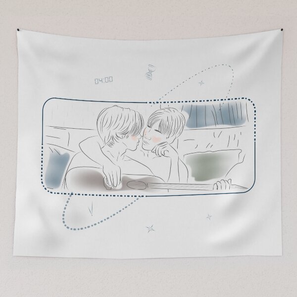 Item preview, Tyme playing the guitar with Great in his arms | 4 minutes 2024 designed and sold by Pinu92.