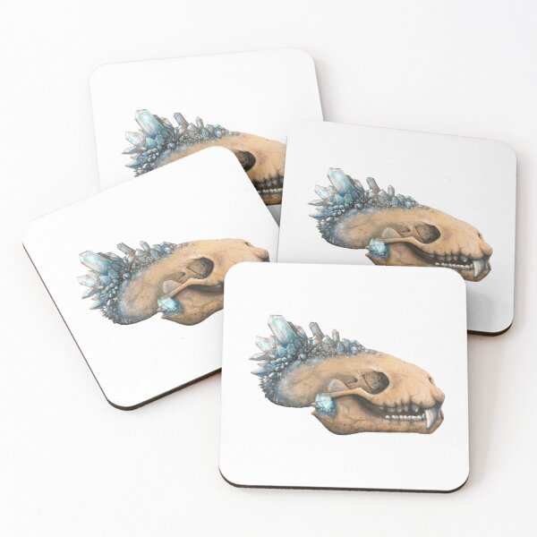 Item preview, Icy Crystal Badger Skull  designed and sold by Haydan O'Callaghan.